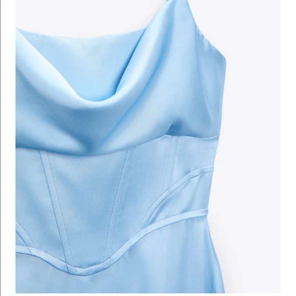 ZARA NWT CORSETRY SLIP DRESS - Picture 6 of 11